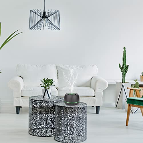 300ML Aroma Essential Oil Diffuser,8 Hours Wood Grain Cool Mist Aromatherapy Diffuser with Remote Control,USB-C Power Cable,Timer, 7 Color Light Changing Air Humidifier for Home,Bedroom