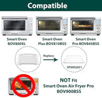 BOV800XL Air Fryer Basket Replacement Parts for Breville Countertop Smart Oven Air Fryer Rack 304 Stainless Steel Oven Rack Convection Toaster Oven BOV845BSS Wire Rack B0V800XL Mesh Basket 2 Pcs