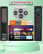Upgraded BN59-01385A Solar Rechargeable Voice Remote Control Replacement for Samsung Smart TV – Solar Cell, Voice & Bluetooth Plus USB-C Charging for Neo QLED, The Frame, and Crystal 4K/8K UHD