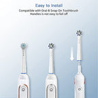 Replacement Toothbrush Heads for Oral B Braun, 16 Pack Professional Electric Toothbrush Heads, Precision Clean Brush Heads Refill Compatible with Oral-B 7000/Pro 1000/9600/ 5000/3000/8000 (16 Pack)