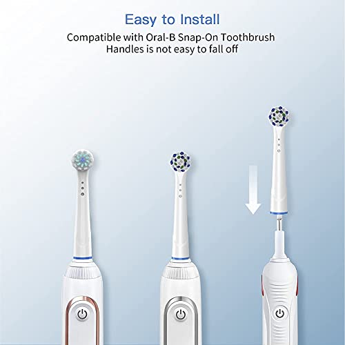 Replacement Toothbrush Heads for Oral B Braun, 12 Pack Professional Electric Toothbrush Heads, Precision Clean Brush Heads Refill Compatible with Oral-B 7000/Pro 1000/9600/ 5000/3000/8000 (12pack)