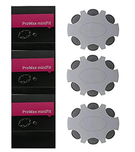 Hearing Aid MiniFit Wax Guard Filters for oticon ProWax Replacement Cerumen Stop Suitable for Oticon RITE RIC Models (3 Packs)