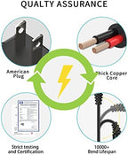 12V 2A AC Power Supply Adapter Charger Cord for Yamaha PSR, YPG, YPT, DGX, DD, EZ and P Digital Piano and Portable Keyboard Series, Replacement PA-130 PA-130B Adapter