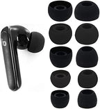 Ear Tips Compatible with Anker Soundcore P2 / P3, Silicone Ear Buds Ear Cap Ear Plug Eartips Replacement for Soundcore Life P3 / Soundcore Life P2, XS/S/M/L/XL 5 Size 5 Pairs, Black