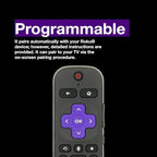 Replacement OEM RC-FA5 / RC-GZ1 Universal Streaming Stick Remote Control for Roku Stick RC-GZ1. with Voice. Works with HDMI Streaming Stick, Streaming Players, TVS. Replaces RC-GZ1. [RF]