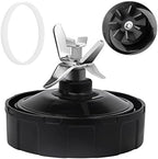 Ninja Blender Replacement Parts – Premium Grade 7 Fins Ninja Blender Blade for Ninja Blender Cups – Stainless Steel High Speed New Bearing – Leakproof Sealing Ring