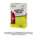 RESCUE! Fruit Fly Trap Bait Refill – 30 Day Supply – 10 Pack