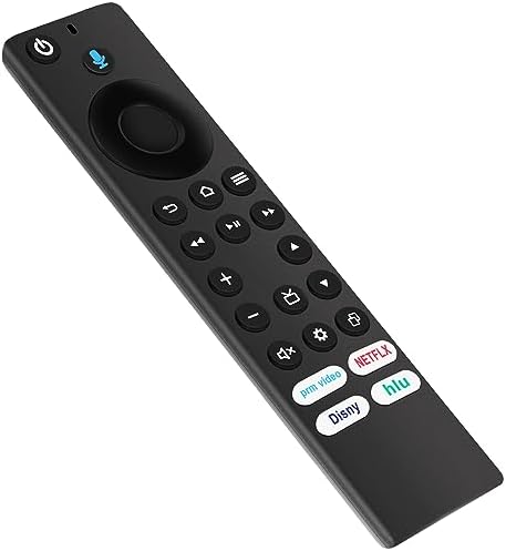 Voice Replacement Remote fit for Amazon Omni Series TV 43" 50" 55" 65" 75" 4K UHD Smart TV 4K65M600A 4K43M600A 4K55M600A 4K75M600A 4K50M600A Amazon TV 4-Series 4K50N400A 4K43N400A 4K55N400A