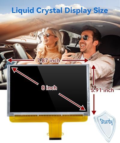 8" Touch Screen with LCD Digitizer Navigation Radio Replacement for Chevy GMC 2014-2018 Silverado Sierra, 2015-2019 Tahoe Yukon Suburban Colorado Canyon, 2017-2019 Acadia Terrain Replace # DJ080PA-01A