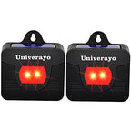 Univerayo Coyote Deterrent Solar Predator Control Light Deer Repellent Device for Nighttime Animal Repeller Fox Skunk Repellent Raccoon Deterrent for Outdoor Garden Yard Chicken Coop - 2 Pack