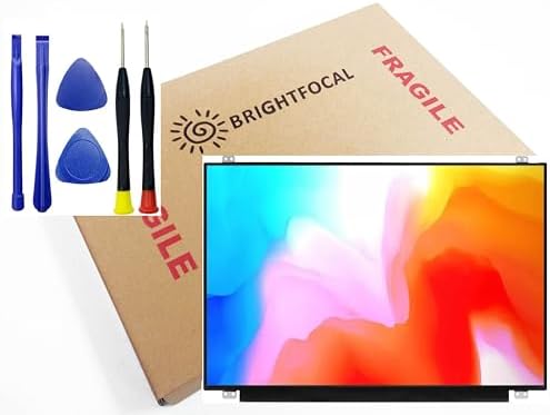 BRIGHTFOCAL New Screen Replacement for Lenovo Ideapad 330-15IKB 151KB Non-Touch (NOT Work for Touch) Type 81DE 15.6" HD WXGA Slim LCD LED Display with Tool