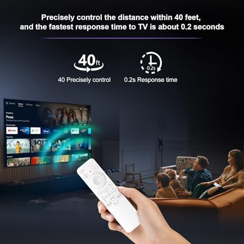 Voice Recharageable Remote for Samsung-Smart-TV-Remote-Control, Replacement Compatible for Samsung Frame QLED Crystal UHD Solar Smart TVs