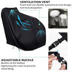 Snow Blower Cover, All Weather Premium Waterproof Dustproof Snow Thrower Cover Heavy Duty Superior UV Protection Universal Fit with Storage Bag (50.39"L x 32.67"W x 40.15"H)