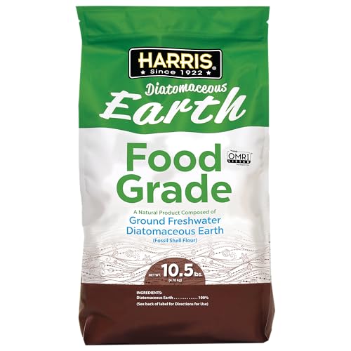 HARRIS Diatomaceous Earth Food Grade 10.5 LB, OMRI Certified, No additives or fillers