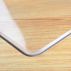 Thickest Chair Mat for Hardwood Floor - 1/8" Thick 47" X 35" Crystal Clear Chair Mat for Hard Floor, Can't be Used on Carpet Floor