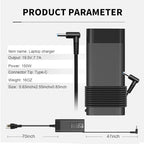 Replacement 150W HP Laptop Charger for HP ZBook 15 16 17 15u 15v G3 G4 G5 G6 G7 G8 G9 ZBook Studio G3 G4 G5 G6 G7 G8 OMEN by 15 17 Pavilion Gaming 15 17 AC Adapter Charger