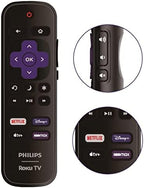 OEM Replacement Remote Control Compatible with All Philips Roku TV Smart TVs【Only Works with Philips Roku TV, Not for Roku Stick and Roku Box】 (Netflix/Disney Plus/Apple TV+ / HBO Max)