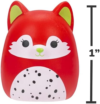 Squish-a-longs by Squishmallows 25 Pack - Series 2 - (25) 1” Mini-Squish, 5 Accessories, 1 Ring, & 1 Collector’s Guide - 2 Chase Figures - Collect, Trade, & Play