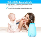 Diffuserlove 2 Pack 200ml Essential Oil Diffuser Ultrasonic Aromatherapy Diffuser with Waterless Auto Shut-Off Aroma Cool Mist Humidifiers with 6 Bottles of Natural Essential Oils /7 Color LED Lights