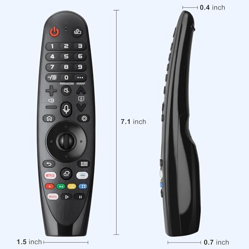 Voice-Magic-for-LG-TV-Remote-Control-Replacement Compatible with LG Smart OLED Thinq Webos TVs for AKB75855501 AN-MR24gn MR23gn MR22gn MR21ga MR20ga