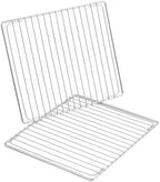 Atgestore 2 Pcs 304 Stainless Steel Oven Rack Replacement for Breville Smart Oven Parts BOV800XL Pro BOV845BSS Plus BOV810BSS Breville Toaster Oven Baking Rack Oven Wire Rack Cooling Racks