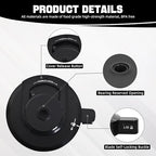 For NC301 Ice Cream Maker Outer Bowl Lid Compatible Ninja NC299AMZ/NC301/NC300/NC201/NC101 Series (NO Paddle),Ice Cream Maker Accessories,Replacement Ninja Outer Bowl Lid.