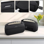 co2CREA Soft Silicone Case Replacement for Bose New SoundLink Flex 2nd Gen Bluetooth Portable Speaker (Silicone Case, Black Case)
