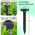 10pk Solar Upgrade Mole Repellent for Lawns Gopher Repellent Ultrasonic Powered Mole Repellent Deterrent Snake Repeller Mole Repellent Outdoor Lawns Garden Yard All Pests Stakes Chaser Sonic Spikes