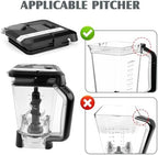 Lid Replacement for Ninja Blender 72 OZ Pitcher, Replacement Parts Top Locking Lid Cover for Ninja Blender BL660 BL770 BL740 BL780 BL772Q BL773CC0 BL665Q, Ninja New Model Food Processor Accessories