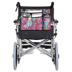 supregear Accessories Bag for Walker, Wheelchair, Rollator for Seniors, w/Cup Holder-Folding Walker Basket Large Capacity Waterproof Walker Caddy Pouch (Purple Floral)
