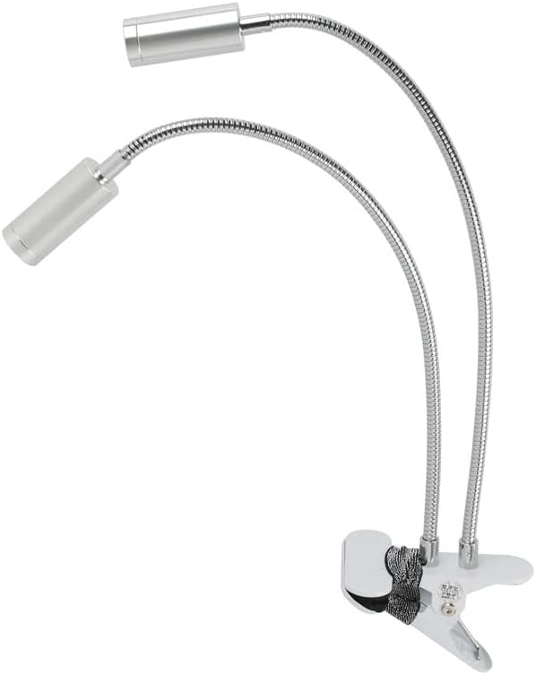 Microscope Accessories kit Slide Preparation camer Dual LED Gooseneck Lights Desk Lamp 5v Eye Protection Table Lamp with Computer Powerbank Microscope Accessories