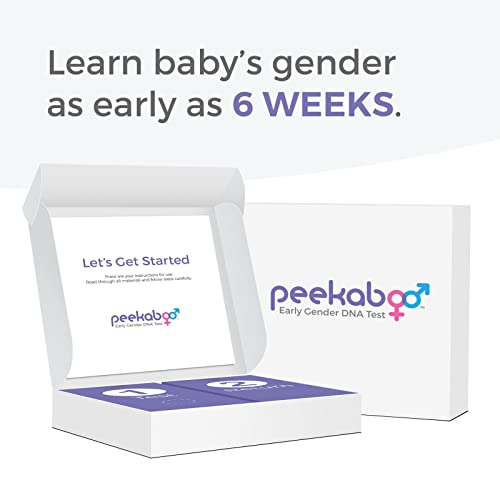 Peekaboo Early Gender at Home DNA Test, Over 99% Accurate, Test as Early as 6 Weeks Pregnant, Includes Lab Fee