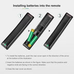 Universal Remote Control Compatible for All Samsung TV LED QLED UHD SUHD HDR LCD Frame Curved Solar HDTV 4K 8K 3D Smart TV Remote Replacement, with Buttons for Netflix, Prime Video, WWW
