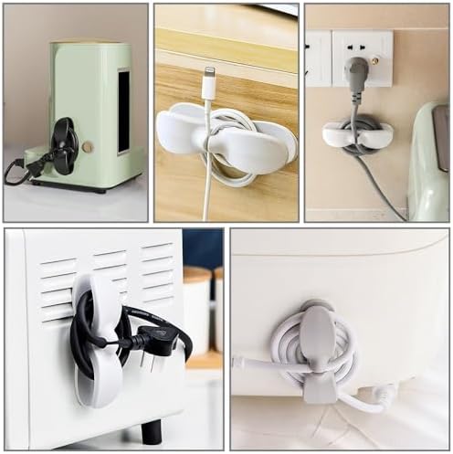 Cord Organizer for Kitchen Appliances - 4PCS Cord Winder Organizer Stick On Cable Holder Winder Keeper for Appliances Stick on Kitchenaid Mixer, Coffee Maker, Pressure Cooker, Home Gadget Accessories
