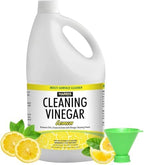 HARRIS Cleaning Vinegar All Purpose Household Multi-Surface Cleaner, 128oz (Lemon) with Easy Pour Funnel Included