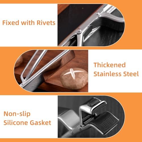 Stainless Steel Anti-scalding Clip Bowl Plate Clamp, Multi-Purpose Anti-Scald Bowl Holder Clip for Kitchen, Hot Plate Gripper Dish Clip Instant Pot Air Fryer Accessories Kitchen Gadgets (3)