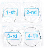 3 Packs Full Set Replacement Stainless Steel 4/4 Size Violin Strings E A D G