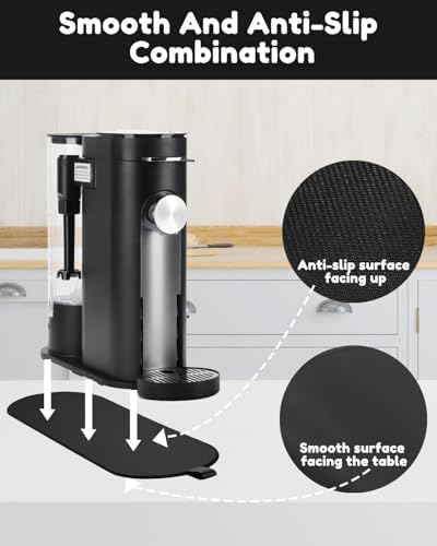 Sliding Pad for Ninja Single Serve Coffee Maker PB051 and PB041 - Smooth Glide with Anti-Slip Base, Perfect Accessories Fit for Ninja Coffee Machine PB051/PB041, Includes Hanging Strap