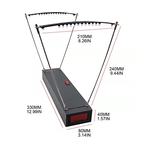Ballistic Precision Chronograph 30-9999 FPS Speed Meter Large Effective Area Meter Used for Tennis Badminton Shooting Chronograph Shooting fps