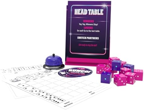 Goliath Endless Games Bunco Dice Party Game – Classic Fast-Paced Game for 2-16 Players | Ages 14+ | Includes Dice, Score Pad, and Accessories