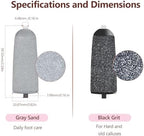 Pedicures Replacement Heads for Haootadiy Flawless Pedi, Eelectric Tool Foot File, Pedi Replacement Roller Head fit Finishing Touch Flawless Pedi