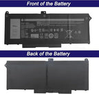 RJ40G 15.2V 63Wh Laptop Battery Replacement for Dell Latitude 14 5420 15 5520 Precision 15 3560 Series Notebook P104F P104F001 P104F002 P137G P137G001 WY9DX 01K2CF 075X16 0WK3F1 0M3KCN