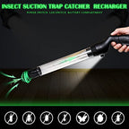 Bug Vacuum for Adults Spider Vacuum Battery Powered Bug Grabber with LED Light for Adults Kids Stink Bug Spider Ant Moth Cockroach Small Insect Bedbug (1 Pack)