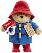 Rainbow Designs Classic Paddington Bear with Boots - 25cm Standing Plush Character - Soft & Cuddly Paddington Teddy Bear with Iconic Duffle Coat, Bush Hat & Shiny Red