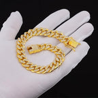 Gold Dog Chain Diamond Gold Chain Dog Collar Walking Metal Chain Collar with Design Secure Buckle Pet Collar Jewelry Accessories Dog Necklace for Small Medium Large Dogs Cats (Gold,20 Inch)