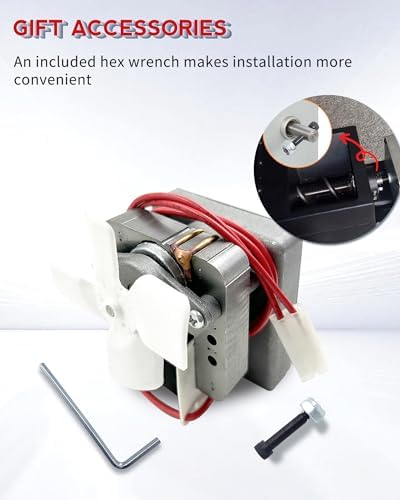 2.0 RPM Universal Auger Drive Motor Replacement Parts for Traeger, Pit Boss, Camp Chef，Oklahoma Joe's, Z-Grills and Cuisinart Wood Pellet Grills Smokers