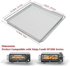 Air Fryer Basket for Ninja Foodi SP300 SP301 SP351 SP201 Series Air Fryer Oven, Stainless Steel Air Fryer Tray Replacement for Ninja Foodi Air Fryer Accessories, Air Fry Basket for Oven