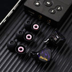 Linsoul Kiwi Ears Flex Earbud Tips, Replacement Silicone IEM Tips, 3 Pairs, S/M/L Size, for KZ ZS10 Pro 2, SuperMix 4,Hype4,Orchestra Lite, Cadenza Wired/Wireless Earphones (Black)