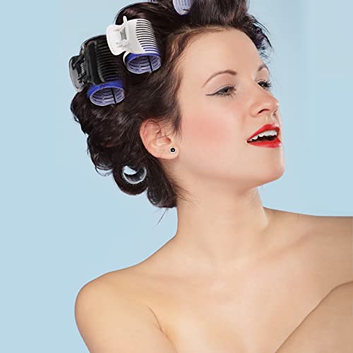 Tbestmax 24 Hot Roller Clips for Hair Curler Claw Clip Replacement Hair Section Styling for Women Girls Black