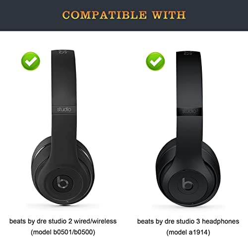 Studio 2 Headband as Same as The OEM Replacement Arch Band B0501 Parts Accessories Compatible with Beats by Dr Dre Studio2 Wired/Wireless (B0500/B0501) Over-Ear Headphones (Matte Black)
